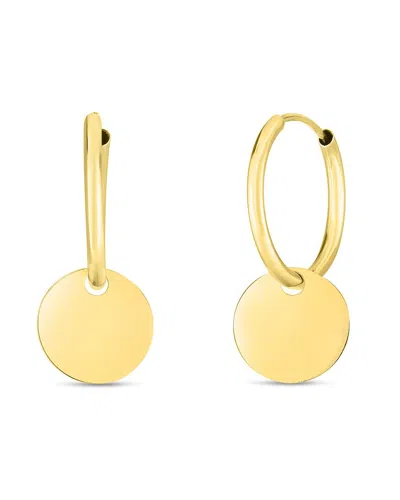Italian Gold 14k  Dangle Earrings