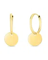 Italian Gold Dangle Earrings