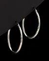Italian Gold Diamond-cut Hoops