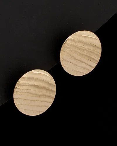 Italian Gold Disc Earrings