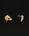 Italian Gold 14k  Dolphin Studs