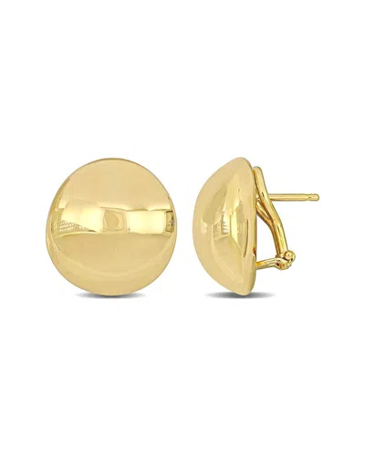 Italian Gold 14k  Dome Earrings
