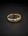 Italian Gold Double Cross Ring