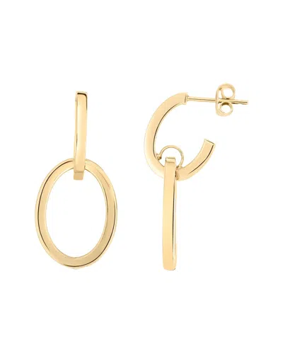 Italian Gold Double Drop Earrings