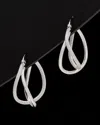 Italian Gold Double Hoops