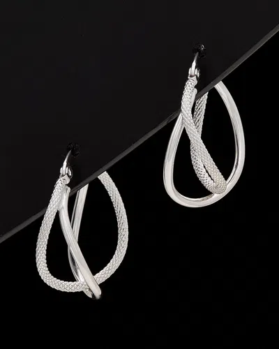 Italian Gold Double Hoops