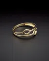 Italian Gold Double Marquise Ring