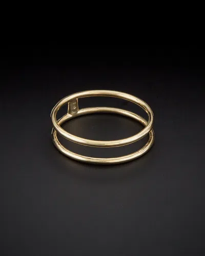 Italian Gold Double Ring