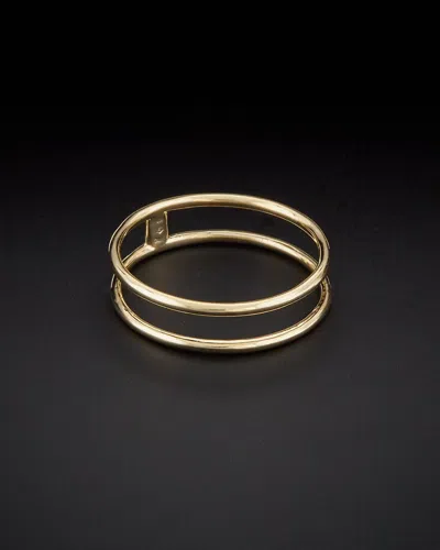 Italian Gold Double Ring In Gold