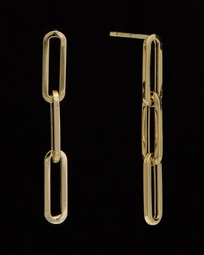 Italian Gold Drop Earring