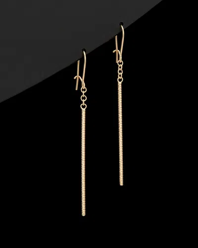 Italian Gold Drop Earrings