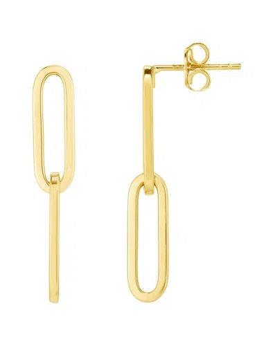 Italian Gold Drop Earrings