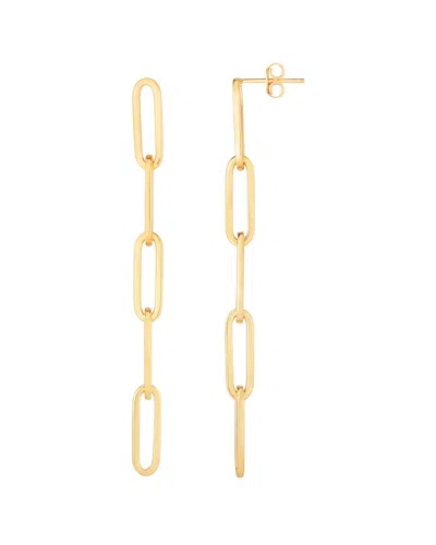 Italian Gold Drop Earrings
