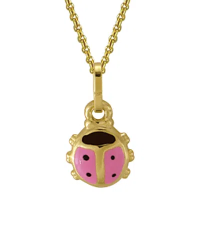 Italian Gold Enamel Necklace