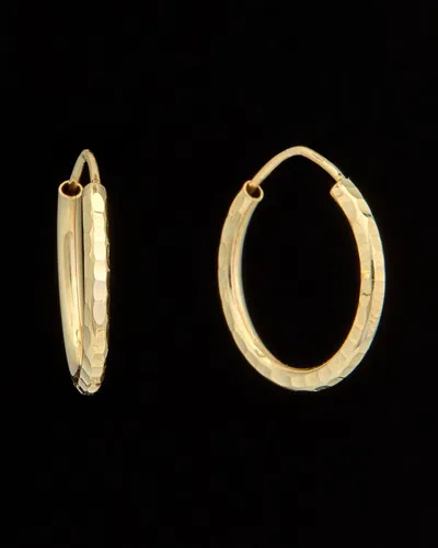 Italian Gold Endless Hoops