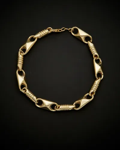 Italian Gold Fancy Alternate Link Bracelet