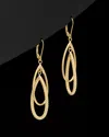 Italian Gold 14k  Fancy Drop Earrings
