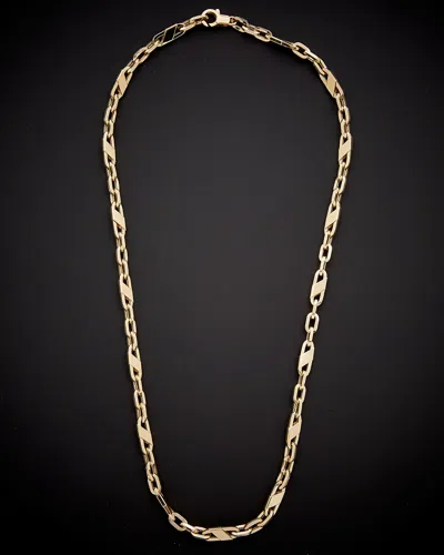 Italian Gold Fancy Mariner Link Necklace