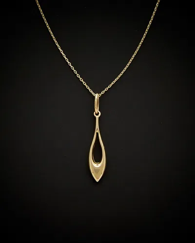 Italian Gold Fancy Marquise Necklace