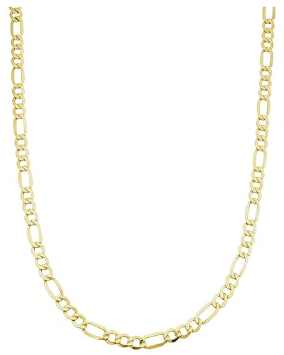 Italian Gold Figaro Chain Necklace