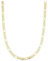Italian Gold 14k  Figaro Chain Necklace
