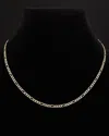 Italian Gold Figaro Link Chain Necklace