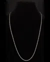 Italian Gold 14k  Figaro Link Chain Necklace In Black