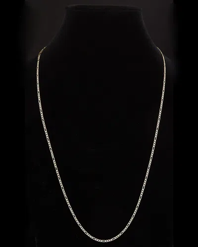 ITALIAN GOLD 14K ITALIAN GOLD FIGARO LINK CHAIN NECKLACE