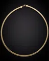 Italian Gold 14k  Flat Mesh Necklace