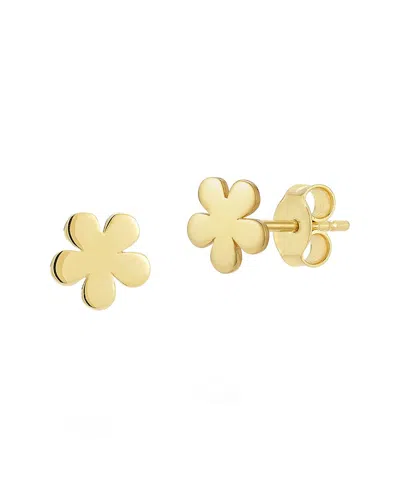 Italian Gold 14k  Flower Studs