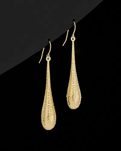 Italian Gold Front-back Earrings