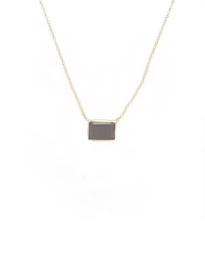 Italian Gold Garnet Necklace