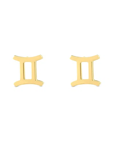 Italian Gold 14k  Gemini Earrings