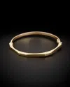 Italian Gold 14k  Geometric Bangle