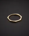 Italian Gold Geometric Shape Ring