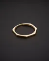 Italian Gold Geometric Shape Ring