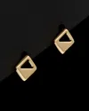 Italian Gold Geometric Studs