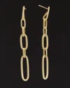 ITALIAN GOLD 14K ITALIAN GOLD GRADUATED DROP EARRINGS