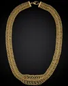Italian Gold Graduated Round Link Necklace