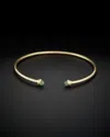 Italian Gold Green Aventurine Cuff