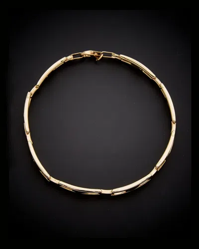 Italian Gold H Link Bracelet In Gold