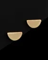 Italian Gold Half Circle Studs