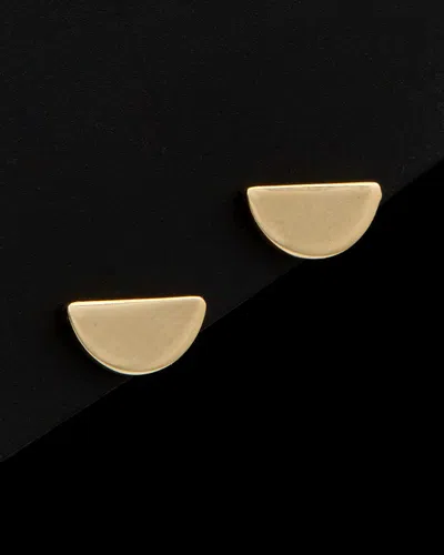 Italian Gold Half Circle Studs