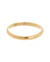 Italian Gold Hammered Ring