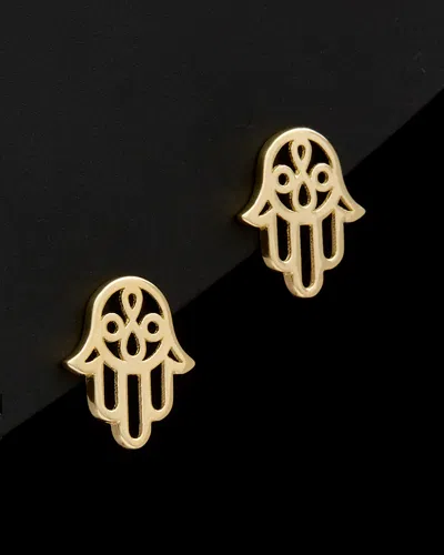 Italian Gold Hamsa Studs