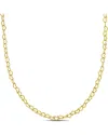 Italian Gold 14k  Heart Link Chain Necklace
