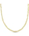 Italian Gold 14k  Heart Link Chain Necklace