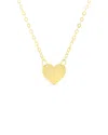 Italian Gold Heart Necklace