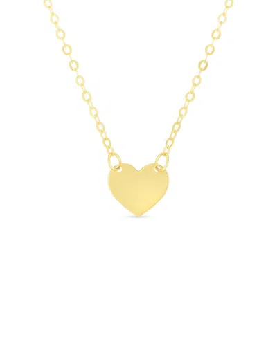 Italian Gold Heart Necklace