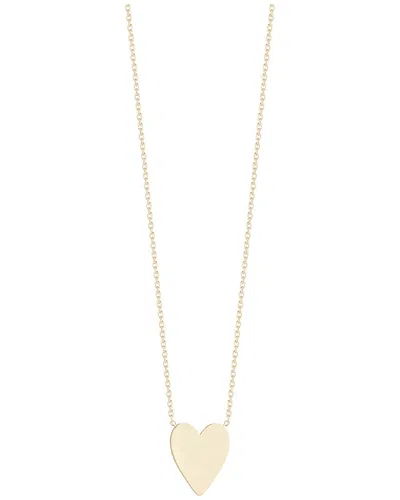 Italian Gold Heart Necklace